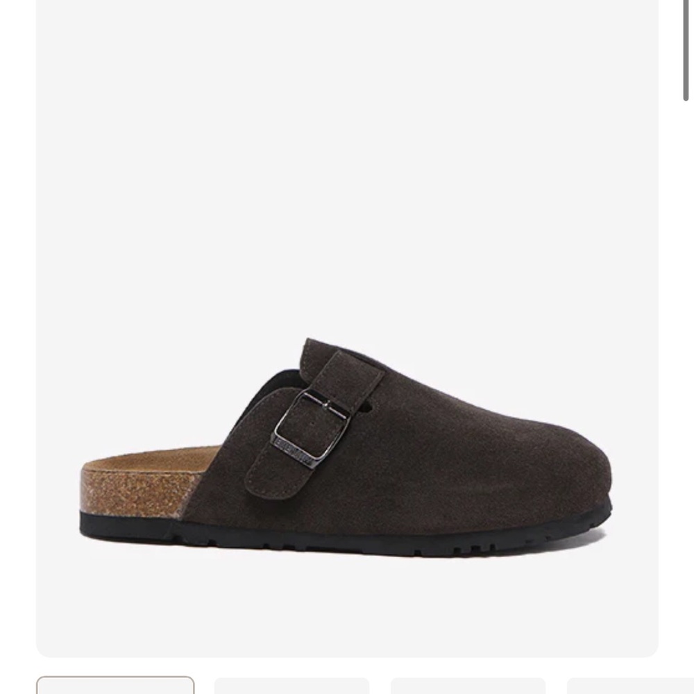 EverAu Brown Suede Clogs